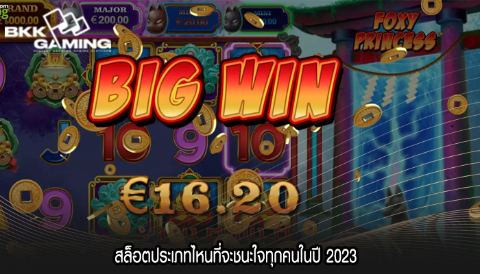 สล็อตประเภทไหนที่จะชนะใจทุกคนในปี 2023