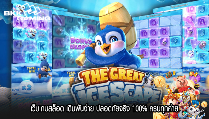 เว็บเกมสล็อต เดิมพันง่าย ปลอดภัยจริง 100% ครบทุกค่าย