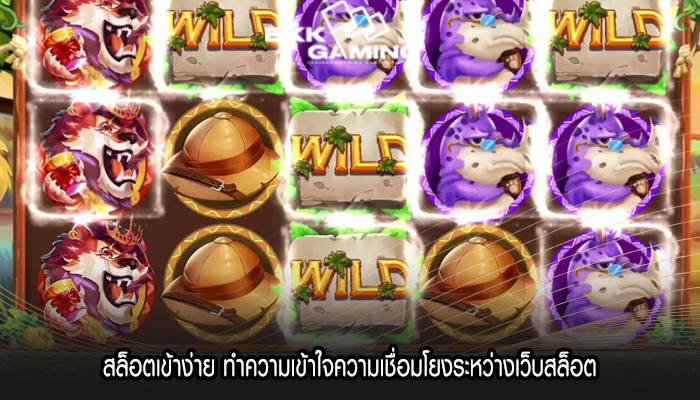 สล็อตเข้าง่าย ทำความเข้าใจความเชื่อมโยงระหว่างเว็บสล็อต