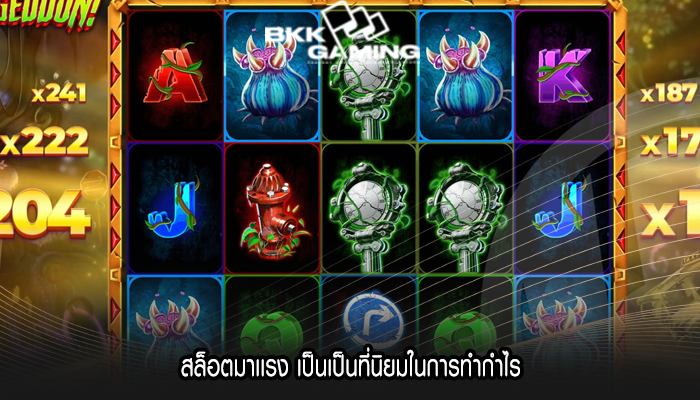 สล็อตมาเเรง เป็นเป็นที่นิยมในการทำกำไร