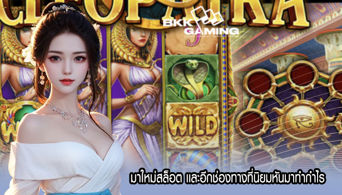 มาใหม่สล็อต เเละอีกช่องทางที่นิยมหันมาทำกำไร